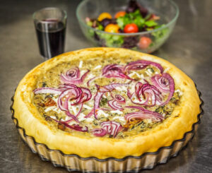 Plant-based quiche